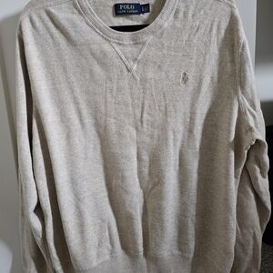 Polo by Ralph Lauren Men's Oatmeal/Beige Sweater